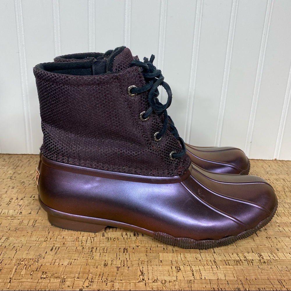 Sperry Saltwater Metallic Duck Boots